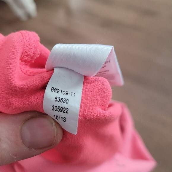 Athleta "Relay" coral cropped leggings 2013 style 53630 - Picture 6 of 7